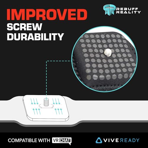 Image of Rebuff Reality Trackstraps for Vive Tracker, VR Full Body Tracking Straps for HTC Vive Tracker 3.0, 2.0, Ultimate & Tundra, VRChat VR Full Body Tracking, Vive Ultimate Tracker Straps