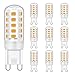 Produktbild Brantoo G9 LED Licht Glühbirnen 3W Entspricht 28W 33W 40W Halogen Glühbirnen, Warmweiß 2700K, CRI> 85, G9 Steckdose Energie sparen Lampe, kein Flimmern, nicht dimmbar, AC 220-240V, 10er Pack