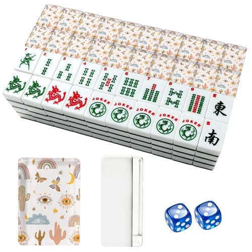 Set de Fichas American Mahjong Acrílico 166 Piezas miniatura 1