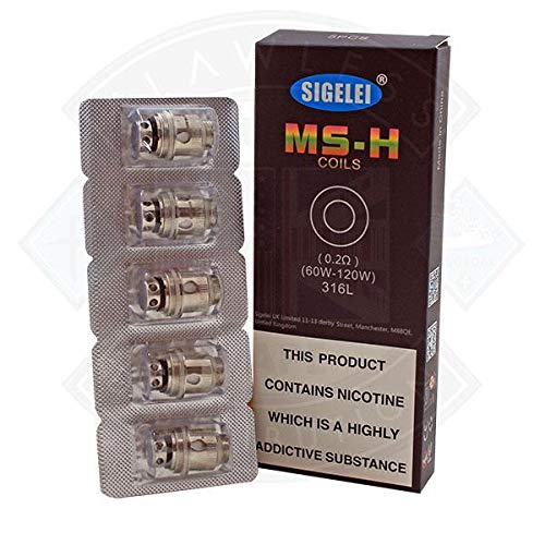 Sigelei MS-H Coil 316L 5 Pack 0.2 Ohms
