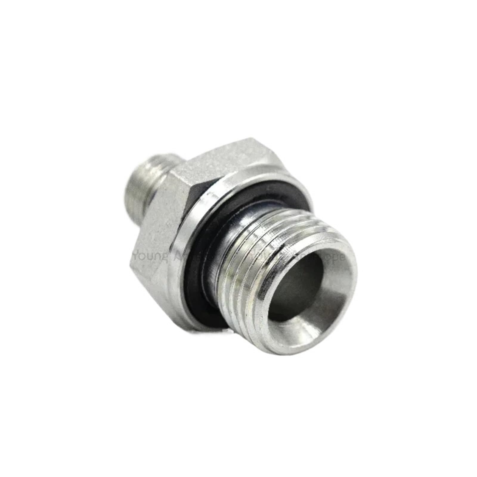1 Uds juntas de tubos de aceite acero al carbono pulgadas rosca cónica BSPT 1/8 "1/4" 3/8 "1/2" a rosca métrica adaptador de conector de accesorios hidráulicos(1l4-3l8)