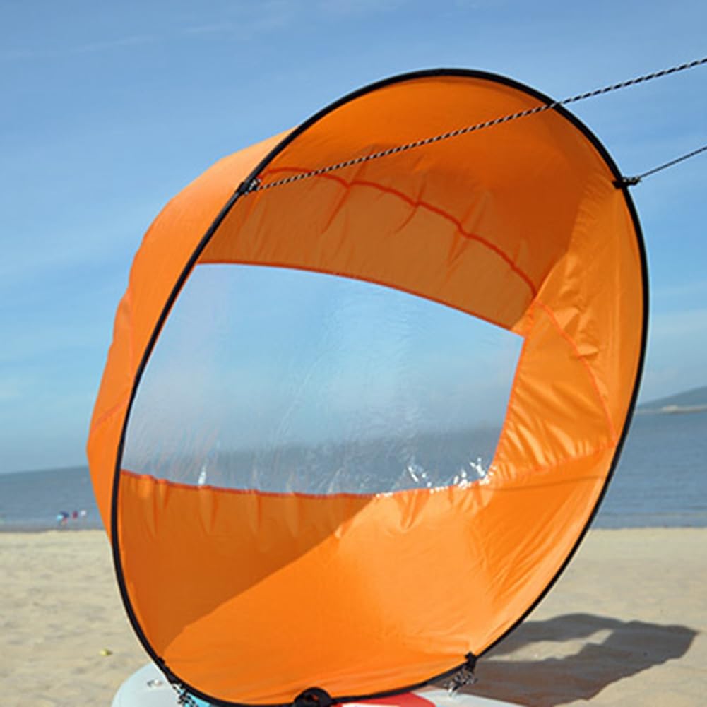 Voile de kayak orange en PVC pour planche de paddle