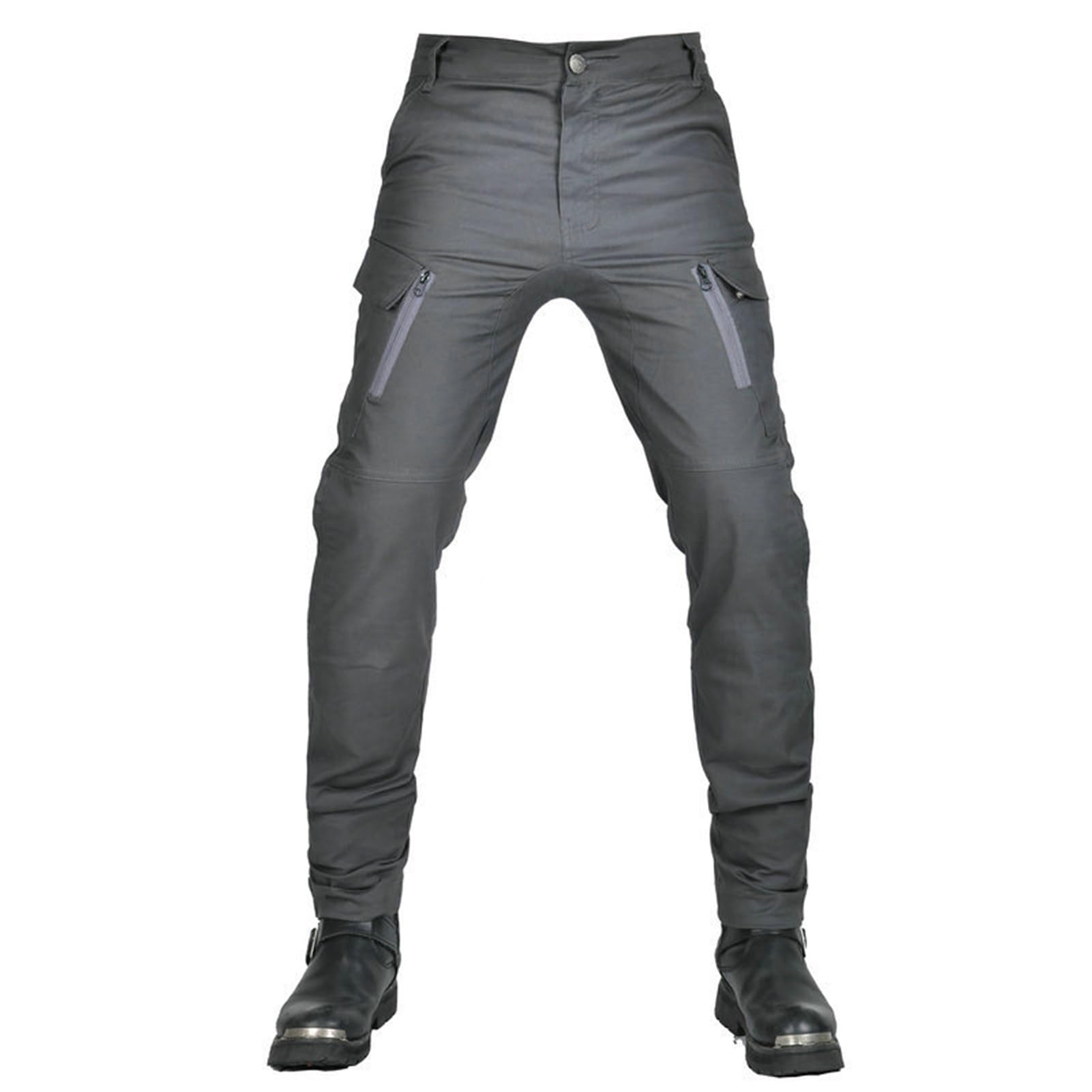 Pantaloni Moto Uomo, Pantaloni Moto, Jeans Moto Uomo con Protezioni, Pantaloni Cargo da Motociclista a Vita Alta Traspiranti 4X Equipaggiamento di Protezione