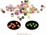 Vista 7 de 50 piezas de cuentas de tungsteno ranuradas para atado de moscas, se hunden más profundo y rápido, 12 colores/13 tamaños de cuentas ranuradas