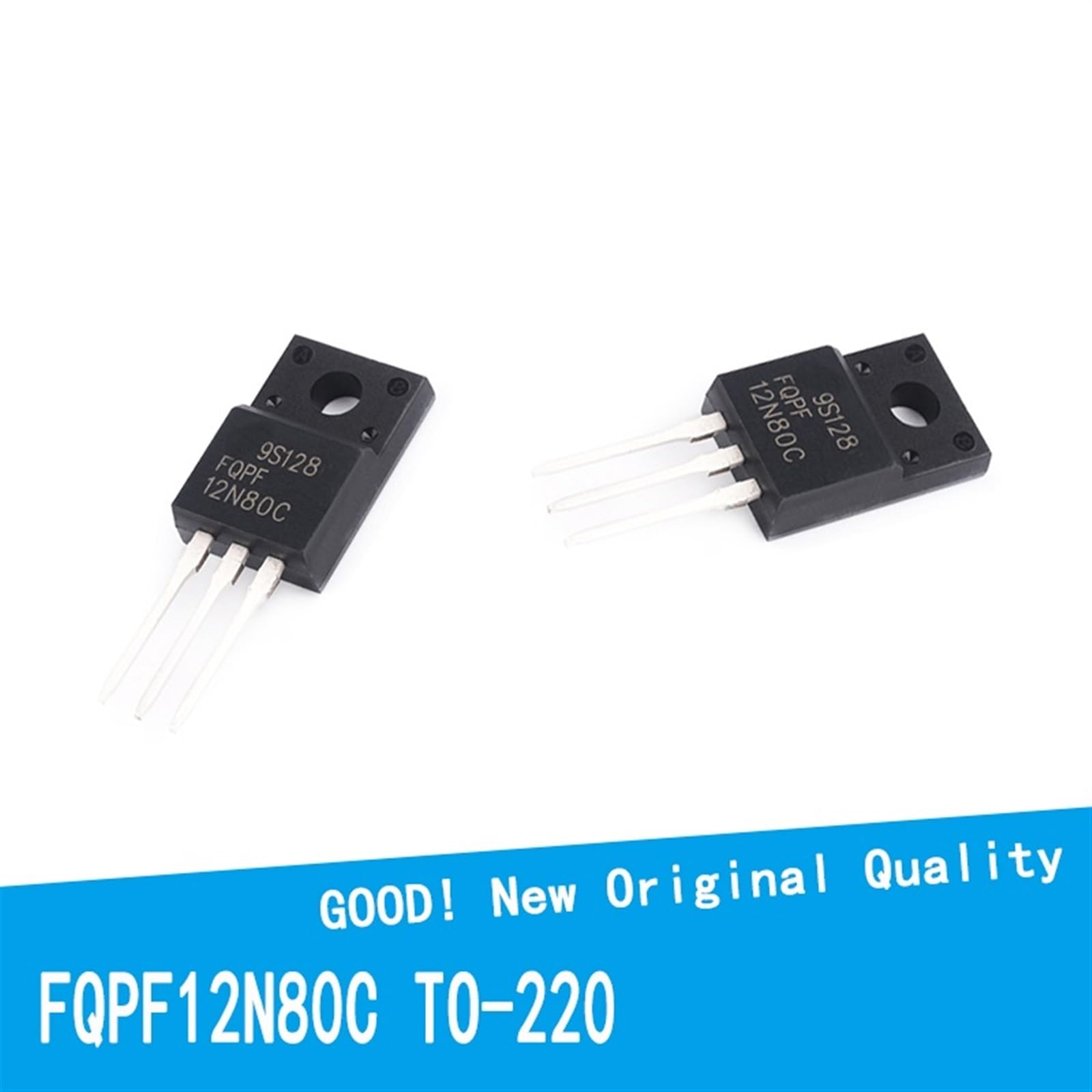 10 TEILE/LOS FQPF12N80 12N80 12N60C FQPF1280C FQPF12N80C 12A 800V ZU-220 MOSFET TO220