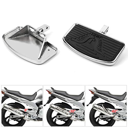 Rear Floorboard Foot Peg Pedals, Adjustable Motorcycle Floorboards for