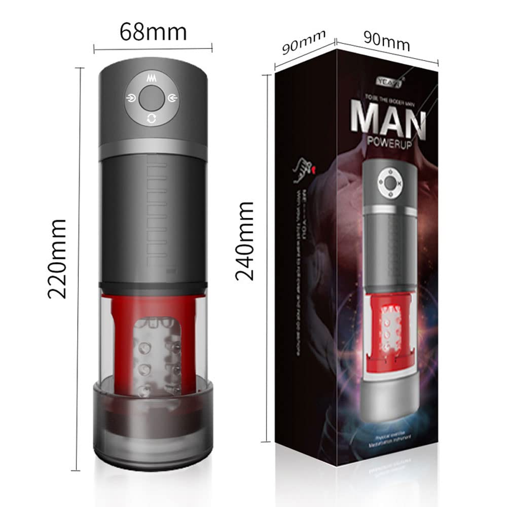 Coppa Masturbatore Maschile Elettrico Con 5 Modalità Telescopiche 5 Modalità Di Aspirazione Stimolatore Pene, Uomo Che Si Masturba Automaticamente Figa Pompino Orale Giocattoli Sessuali Per Uomini