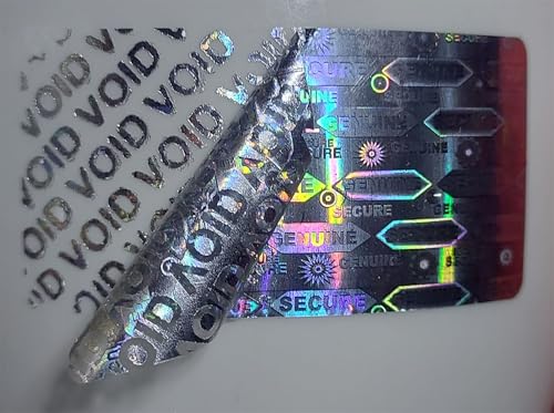 Image of LEPAH Hologram Sticker Secure Genuine, 25mmx50mm, 900 Pcs | VOID Tamper Evident