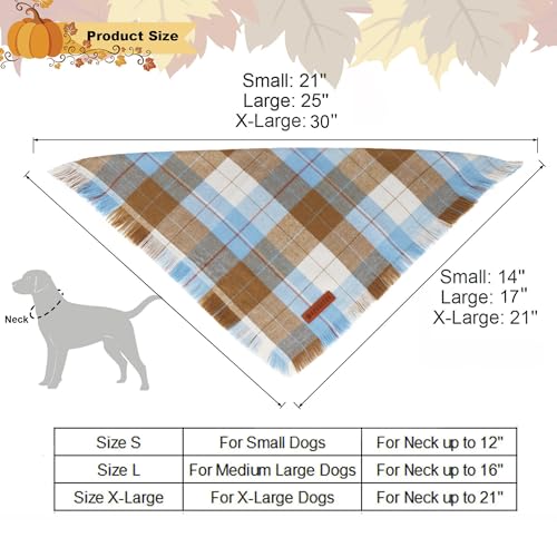 Adoggygo Fall Dog Bandanas With Tassels Edges thumb #3