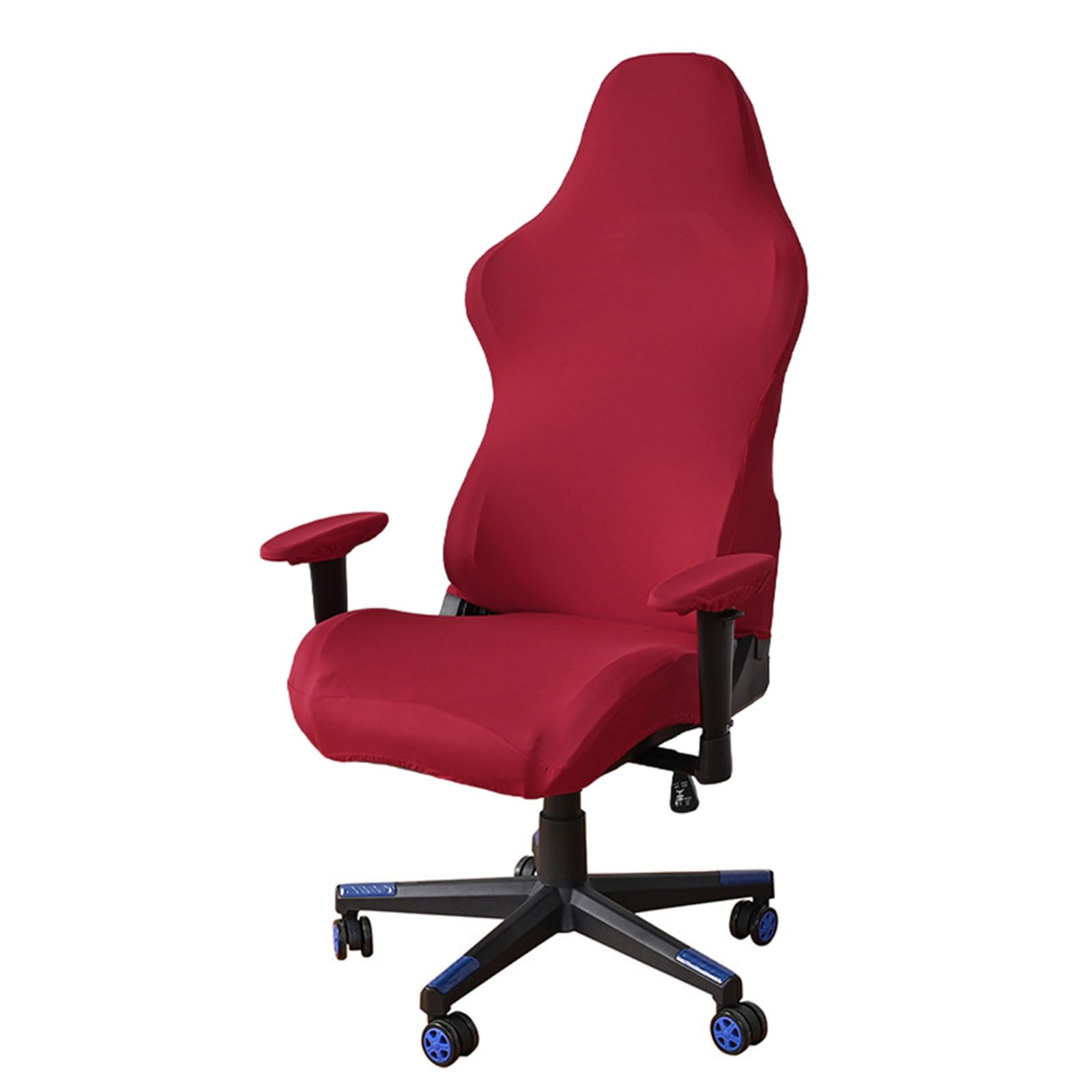 carotoe Stretch Chair Covers, Milk Silk, Chair Cover Enhances Comfort for Dining and Chairs Slipcovers Breathable Protectors