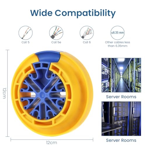 Image of Serplex Cable Comb Tool for 1 /4 Inch Wires, Organized Networking
