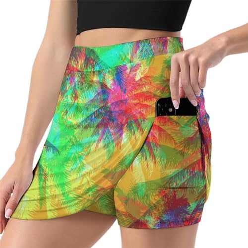 Jupe de tennis anti-glissement jupe short de golf pour un maintien total