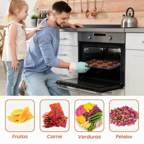 Esteras deshidratadoras con reborde que evitan derrames de puré de frutas 7