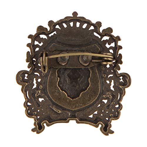 Image of TRIPIN Golden Classic Lion Design Lapel PIN Brooch for Men Women for Office Corporate Party French Cuff Shirts Shirt Suit Blazer (Shield)
