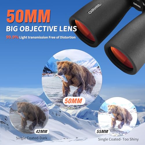 Binoculares 12x50 HD para Adultos con Adaptador para Celular miniatura 4