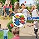 ClcIosis 6 Stück Ball Mit Schnur Kinder, Springball Mit Schnur Bouncing Ball Handgelenk, Interaktives Spielzeug Zum Stressabbau Für Spielzeug Im Freien Elastische Trainingsballe