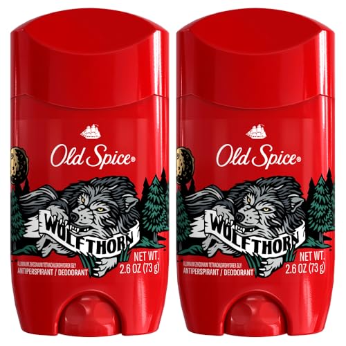 old spice wild collection invisible solid antiperspirant deodorant, wolfthorn, 2.6 ounce (pack of 2)