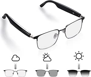 Smart Glasses With Bluetooth Audio & Polarized Lenses - Open-Ear Headphones For Sports & Driving
