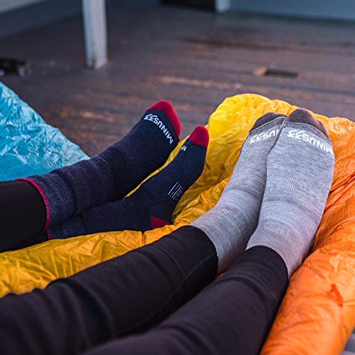 Image of USA Made - Micro Cushion Ski and Snowboard Socks - Over the Calf Socks - Merino Wool - Mountain Heritage