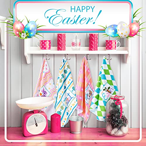 Tegeme 6 Pieces Easter Kitchen Towels Funny Rabbit Dish Towels Decorative Hand Towels Kit Novelty Gift For Spring Home Decor Housewarming Gift Party Supplies Set thumb #5