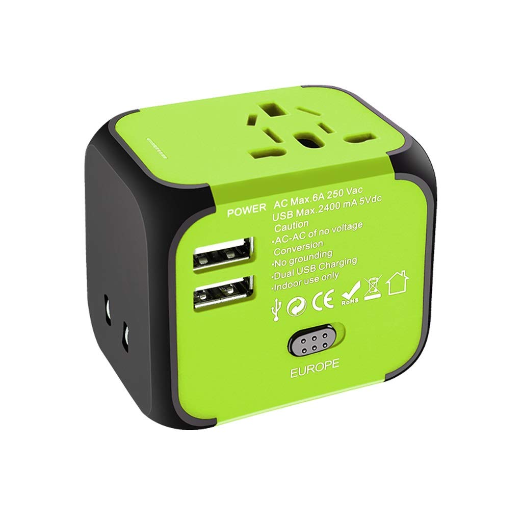 Adaptateur de voyage universel Adaptateur secteur international tout-en-un avec 4 USB, Adaptateur européen de voyage Chargeur d'adaptateur de voyage, adaptateur de voyage universel adaptateur de prise
