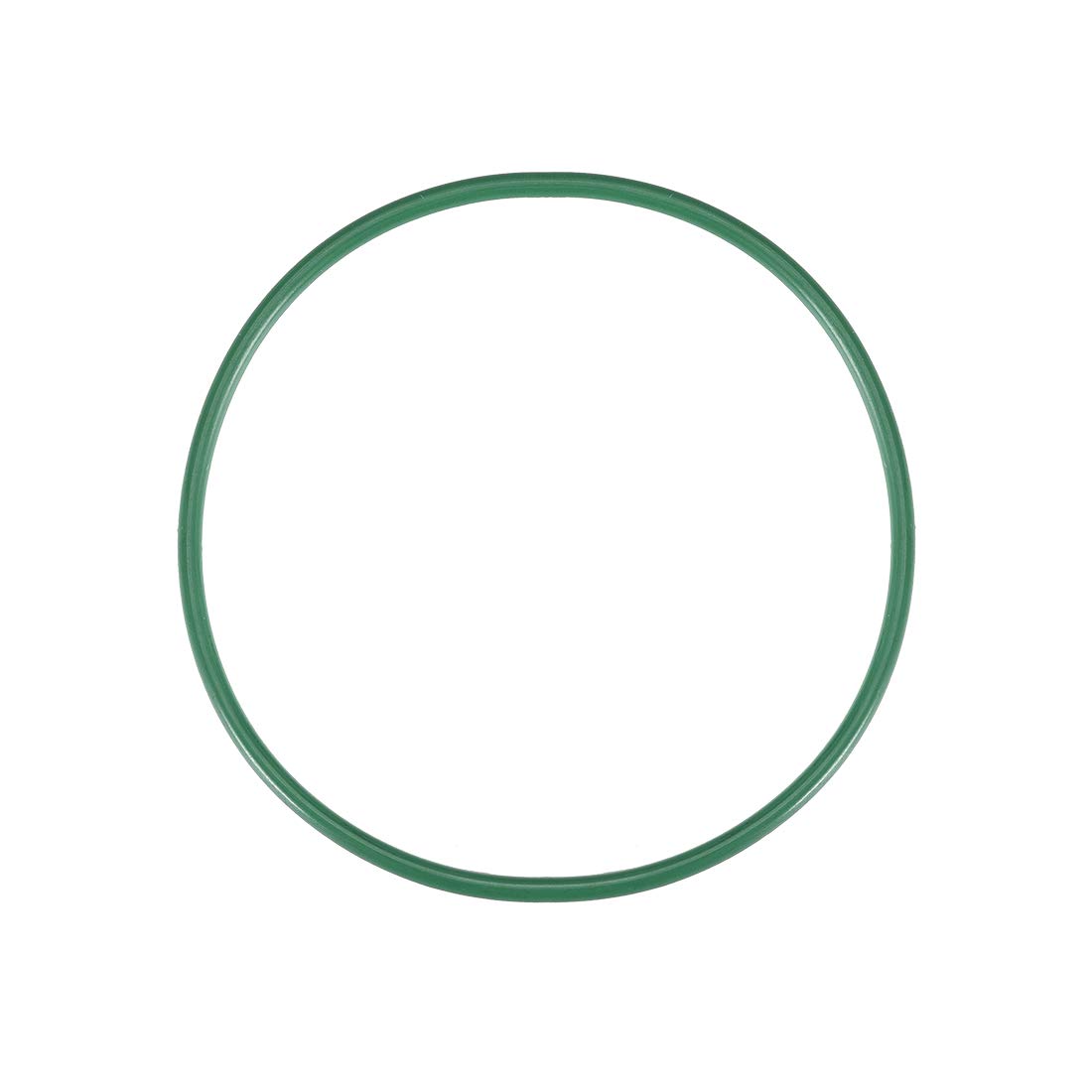 Uxcell Fluorine Rubber O-Rings, 58mm OD 54mm ID 2mm