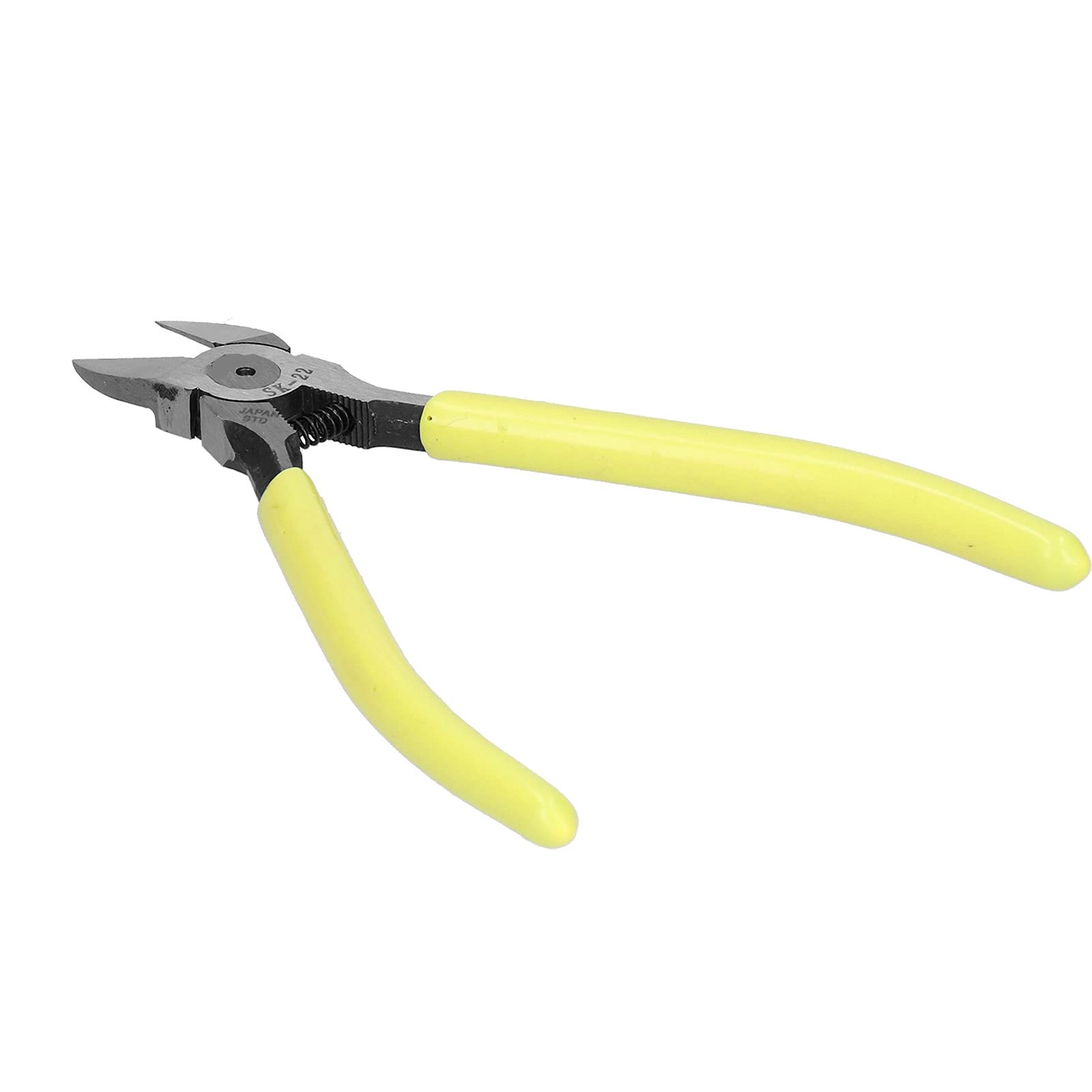 Ejoyous Cortador de Alambre Alicates Diagonales de Acero con Alto Contenido de Carbono SK22 de 6 Pulgadas para Cable de Cobre de Menos de 0,5 Mm con Resorte de Rebote de PVC para Reparación (6