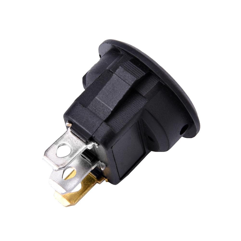Interruttore a bilanciere rotondo a bilanciere a levetta, 12V Interruttore a bilanciere rotante ON/OFF 12V per auto Car SPST Interruttore a bilanciere Interruttori per auto