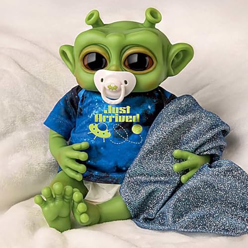 Muñeco Alien Bebé de Silicona The Ashton-Drake 13.5 in miniatura 5