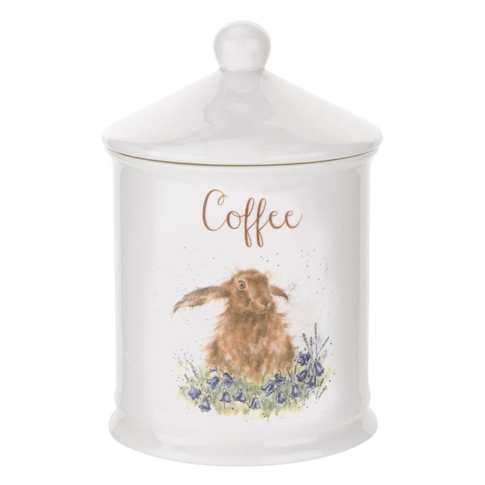 Boîte à café Wrendale par Royal Worcester au motif de lièvre