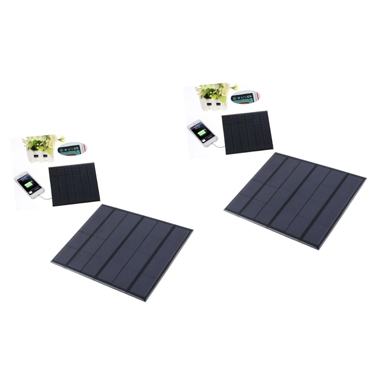 2 Pannelli Ad Alta Efficienza Da 6 V E 3 5 W Caricabatterie Solare Compatto Per Elettronica