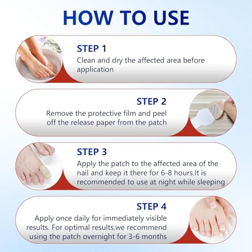 Image of Advanced Fungal Nail Patch Treatment - Powerful Antifungal Solution | Targets Nail Fungus at the Root | Easy-to-Use Patch for Toenail & Fingernail | 21 Patches (Pack of 1)