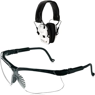 Howard Leight by Honeywell Impact Sport Sound Amplification Electronic Shooting Earmuff, MultiCam Alpine (R-02528) withHoward Leight by Honeywell Genesis Sharp-Shooter - HOWARD LEIGHT