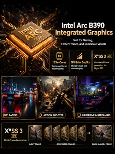 Image of GMKtec T2S AI Mini PC Intel Ultra X7 358H(Beat 285H /HX370) Arc B390 | 64GB LPDDR5X 8533 MT /S 1TB PCIe 5.0 SSD, Oculink, WiFi 7, BT5.4 & Dual USB4, Dual NIC 10G /2.5G, 8K Display