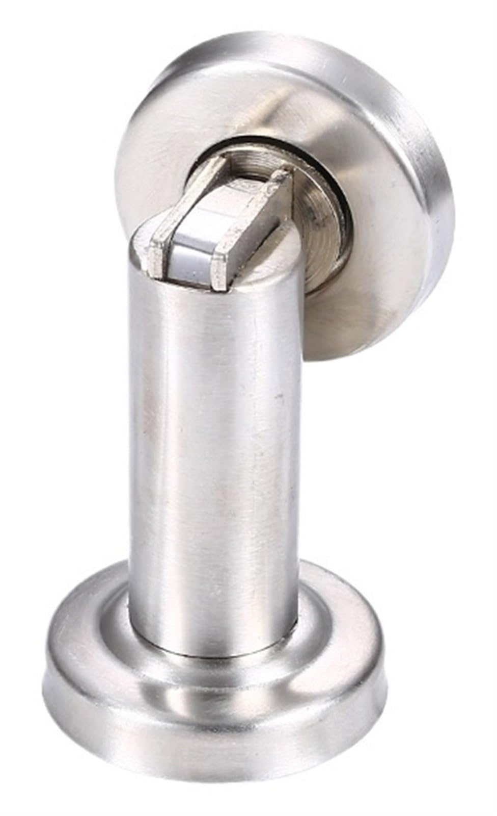 Butée de porte magnétique puissante anti-claquement en acier brossé