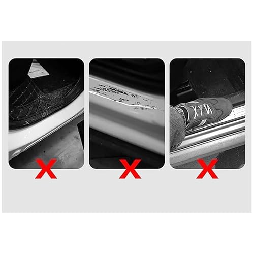 WAIKUB 4 Pezz Battitacco per Auto, per Alfa Romeo