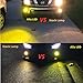 Alla Lighting 2800lm H8 H11 H16 LED Fog Lights Bulbs, 3200K Golden Yellow DRL Replacement for Cars, Trucks, Xtreme Super Bright COB-72 SMD Upgrade