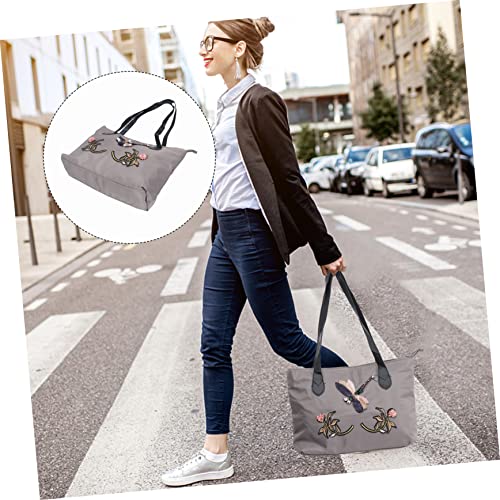 GALPADA 1 Peça Bolsa De Ombro De Tecido Oxford Bolsa De Ombro Feminina Bolsa De Compras De Grande Ca