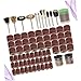 Zerodeko Complete Electric Grinding Accessories Set 150pcs Kit Including Wool Polishing Pad Sanding Band Grinding Head for Industries