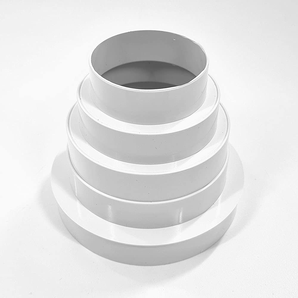 Buy Fantronix 150/80mm Universal Plastic Duct Pipe Reducer Connector