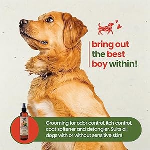 Gerrard Larriett  Aromatherapy Freshening and Shining Dog Perfume Calming Dog Cologne with Oat Pet Supplies for Skin Care and Odor Control 8 Fl Oz energizing Grapefruit  Spearmint  Cucciolini Doodles Gerrard larriett  aromatherapy freshening and shining dog perfume calming dog cologne with oat pet supplies for skin care and odor control 8 fl oz energizing grapefruit  spearmint   cucciolini doodles