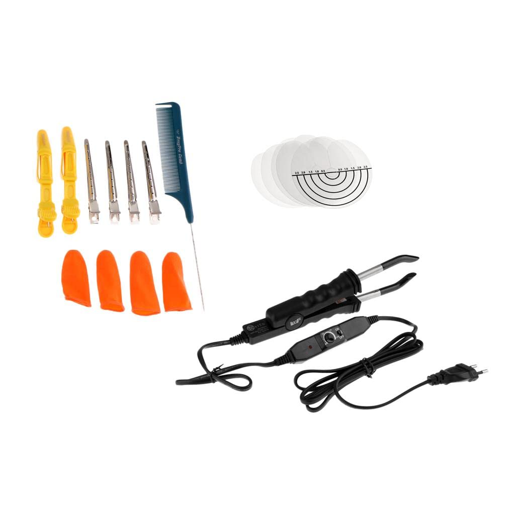Pre-Bonded Hair Extensions Fusion Keratin Heat Iron Connector Wand Apply Set-picture-10