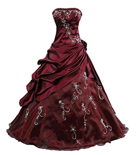 Kmformals Damen Ballkleid trägerlosen Prom Kleider Abendkleidung Größe...