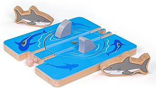 Bigjigs Rail, Shark Attack Track, Wooden Toys, Shark Toy, Bigjigs Train Accessories, Wooden Train Set, Wooden Railway, Wooden Train Track Accessories, Train Toys