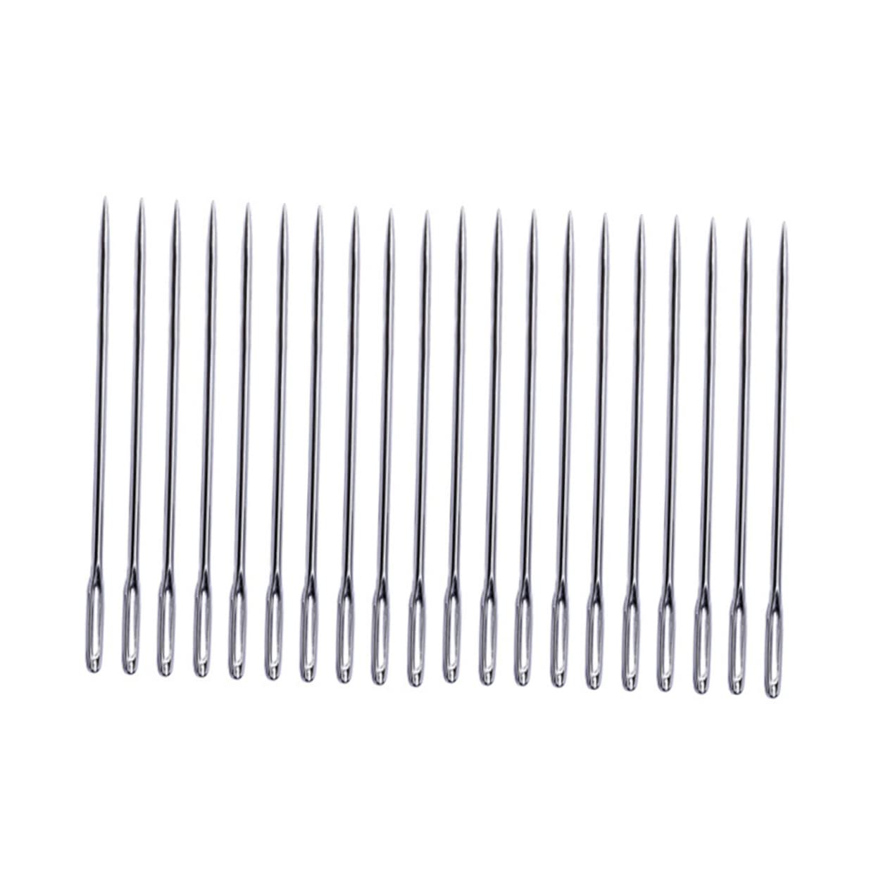 Agujas de Coser de Ojo Grande para Mujeres, 100 Piezas