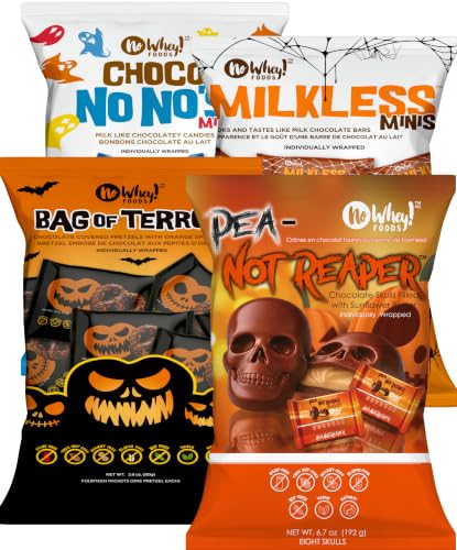 Halloween Candy Variety Pack, 4 PC, Vegan, Dairy Free, Allergy Friendly