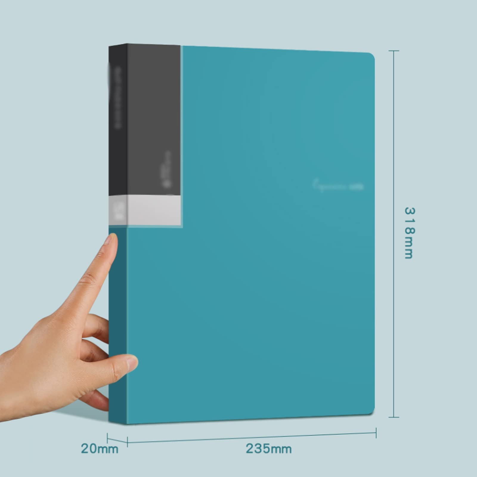 Folders File Organiser A4 Folders A4 ringbinder 5 paquetes de carpeta de contrato de clasificación de texto de carpeta de doble clip de almacenamiento de papel de prueba multicolor(C)