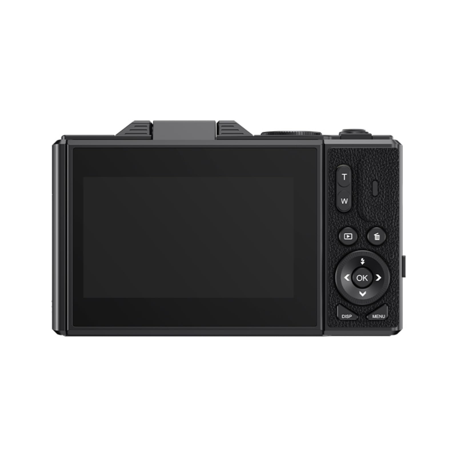EMEBAY Fotocamera Digitale, Compatta 5K 75MP con scheda da 64 GB | Fotocamere selfie per fotografia, zoom 18X/videocamera Vlog/schermo flip da 3 pollici/anti-shake, videocamera