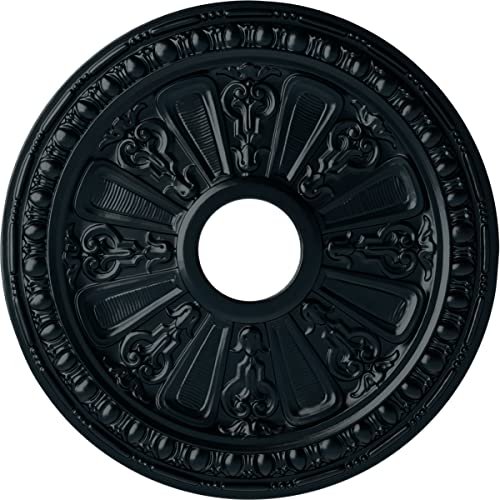 Image of Ekena Millwork CM18RANSF Raymond Ceiling Medallion fits Canopies up to 5 1 /8, Night Shade