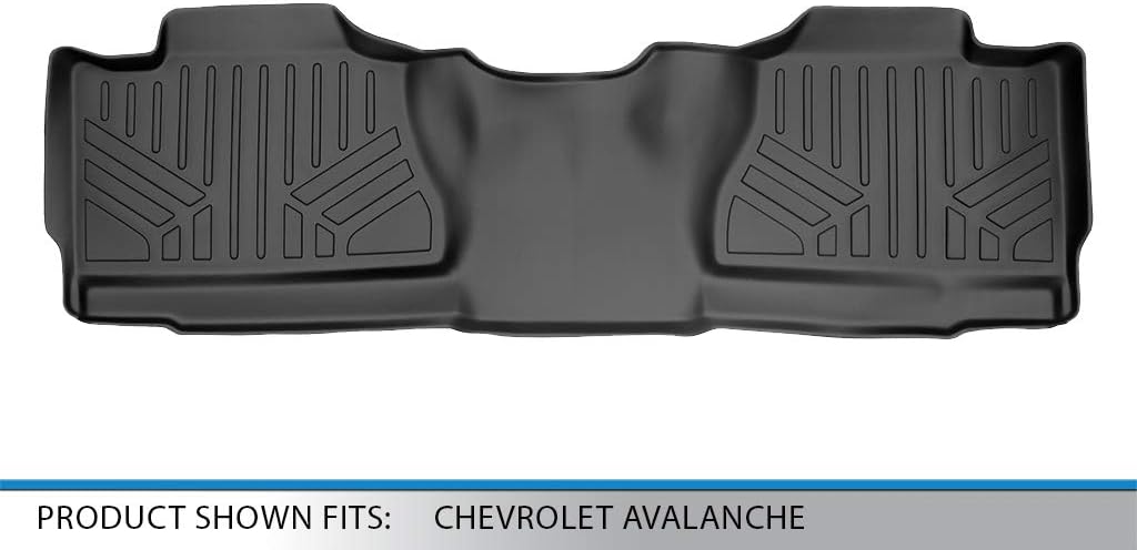 MAXLINER Floor Mats 2nd Row Liner for 2007-2013 Chevrolet Avalanche - Image 3